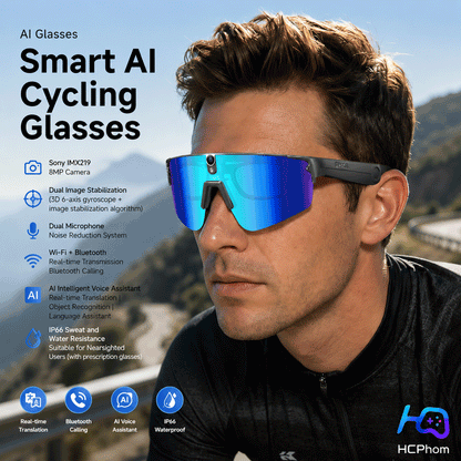 L805 AI Smart Cycling Glasses with 8MP Camera