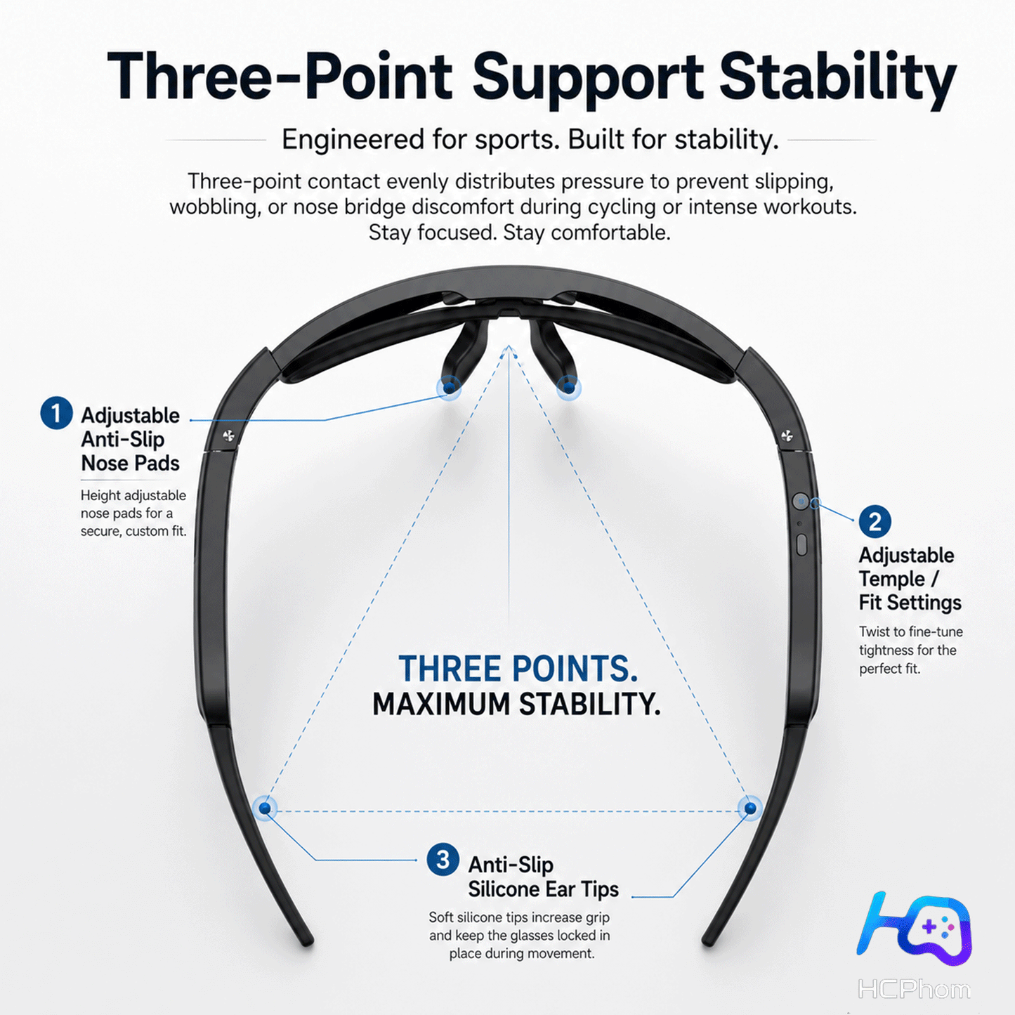 L805 AI Smart Cycling Glasses with 8MP Camera