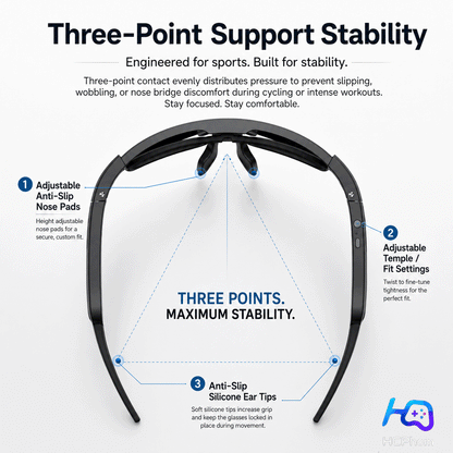 L805 AI Smart Cycling Glasses with 8MP Camera