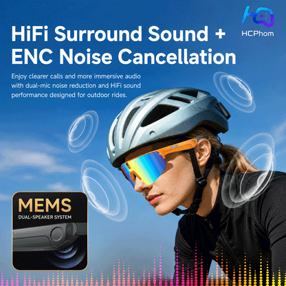 L805 AI Smart Cycling Glasses with 8MP Camera