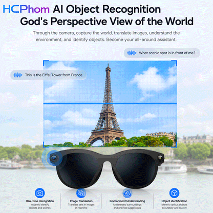 M88-S AI Smart Glasses with 8MP Camera