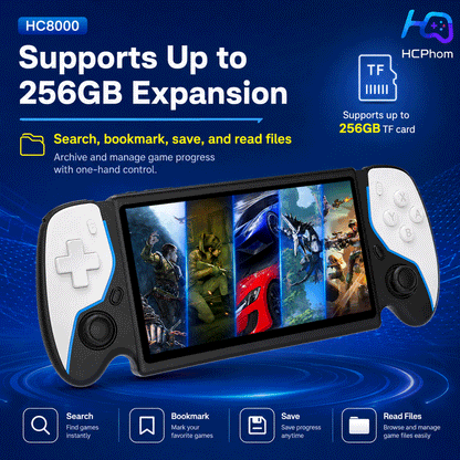 HC8000 7-Inch Handheld Game Console