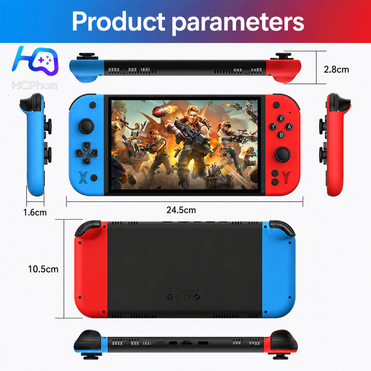 G90 7-Inch Handheld Game Console