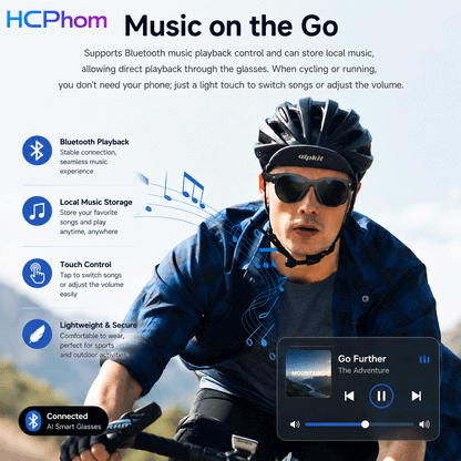 M88-S AI Smart Glasses with 8MP Camera