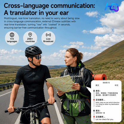 L805 AI Smart Cycling Glasses with 8MP Camera