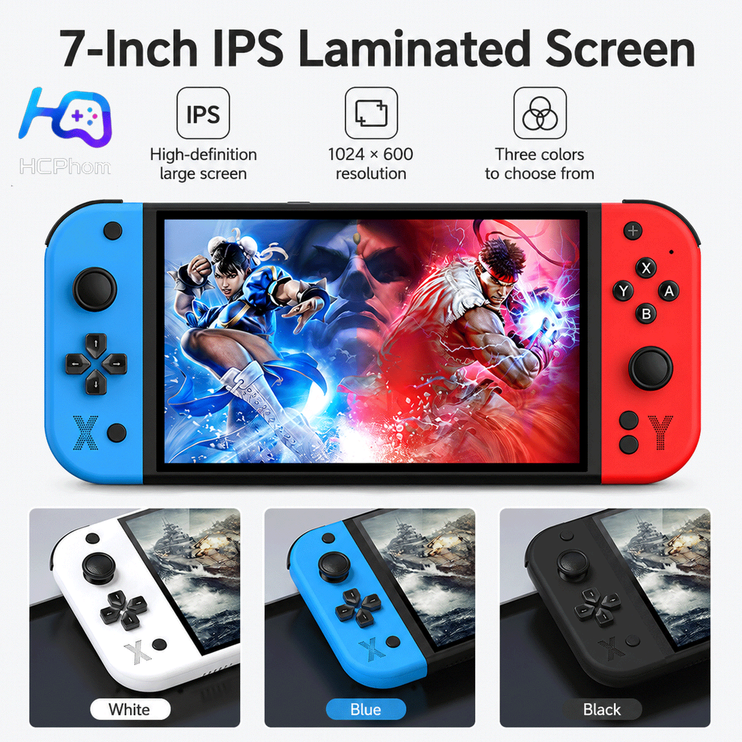 G90 7-Inch Handheld Game Console