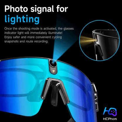 L805 AI Smart Cycling Glasses with 8MP Camera
