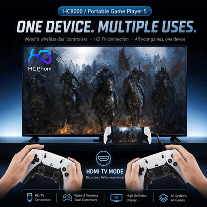 HC8000 7-Inch Handheld Game Console