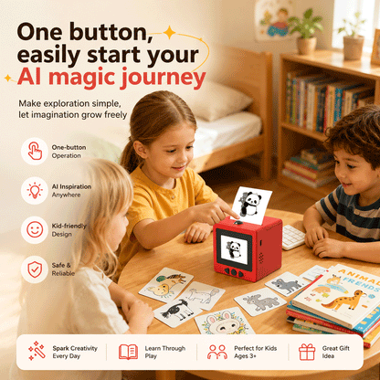 AI Magic Voice Thermal Printer for Kids