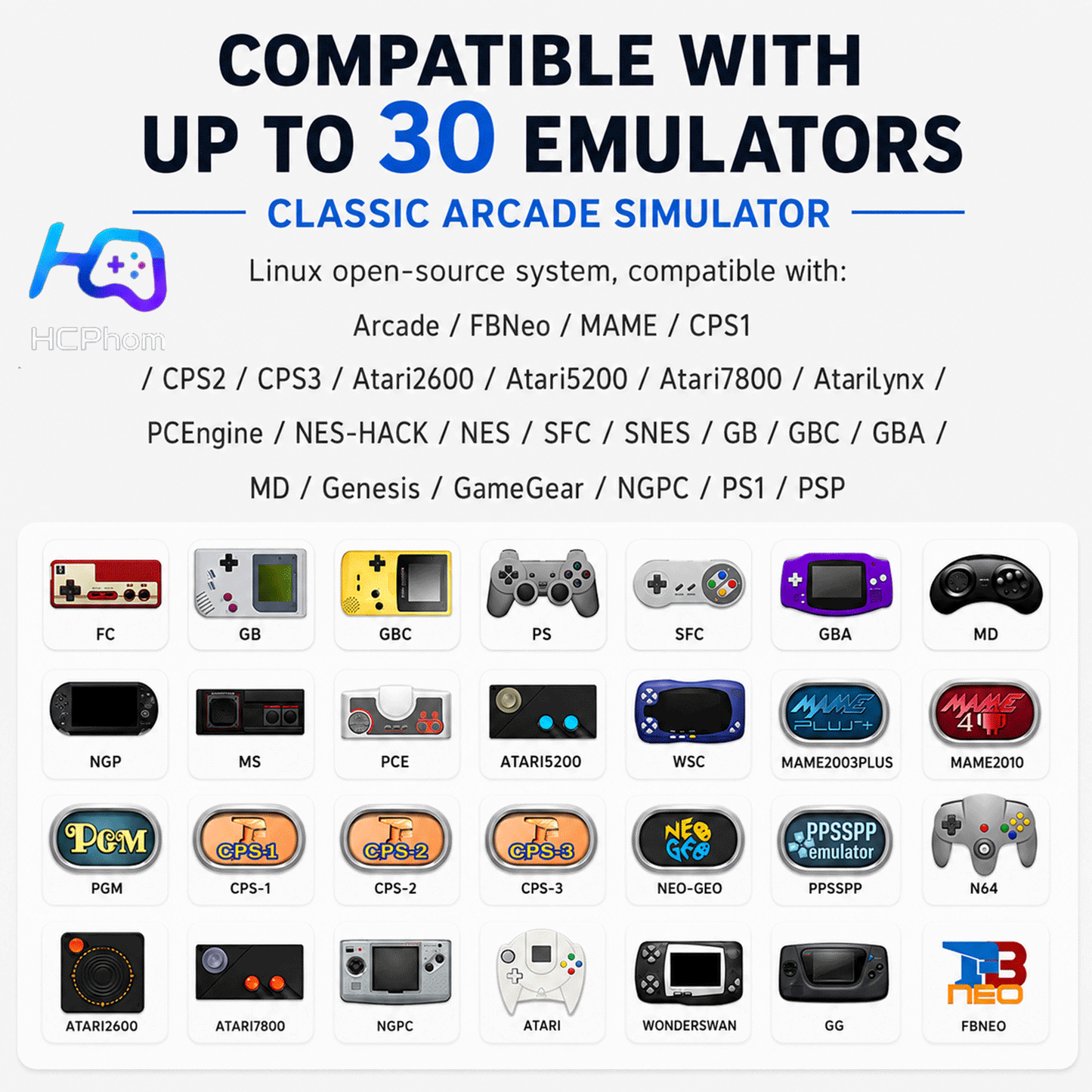 G90 7-Inch Handheld Game Console