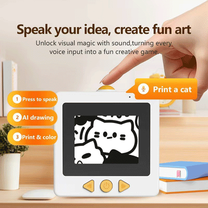 AI Magic Voice Thermal Printer for Kids