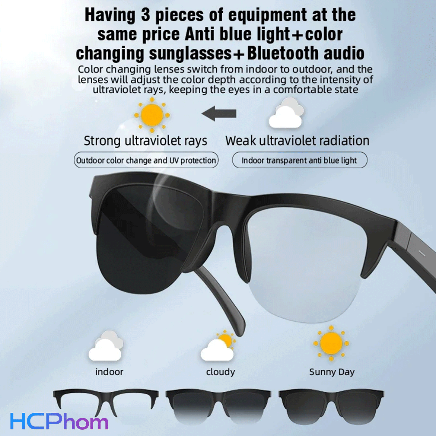 F01/F02 Wireless Bluetooth 5.4 Smart Audio Glasses