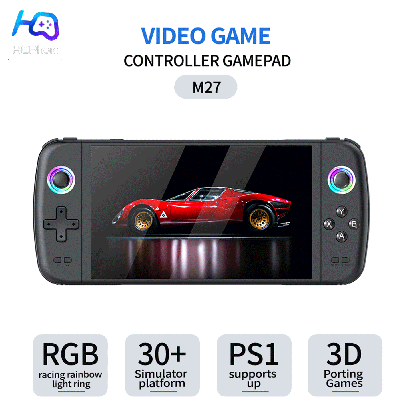 M27 7-Inch IPS Handheld Game Console