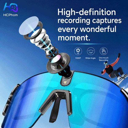 L805 AI Smart Cycling Glasses with 8MP Camera