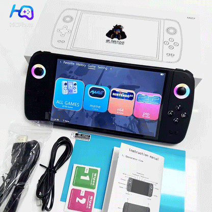 M27 7-Inch IPS Handheld Game Console